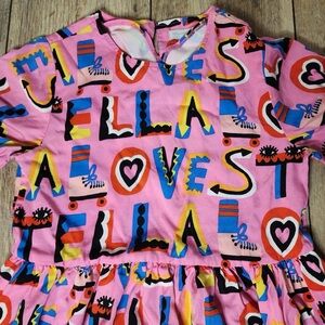 Stella McCartney Kids Pink Graphic Dress